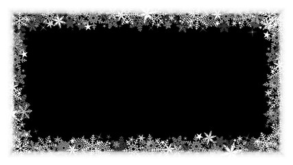 Carte de voeux 16/9 Fond noir