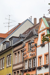 Thelview of traditional streets and buildings in Holland