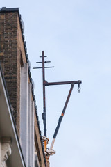 Traditional view of buildings roofs in Holland