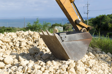 Obraz premium パワーショベル