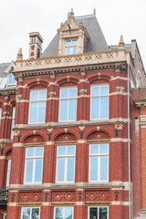 Fototapeta premium Traditional view of streets and buildings in Holland