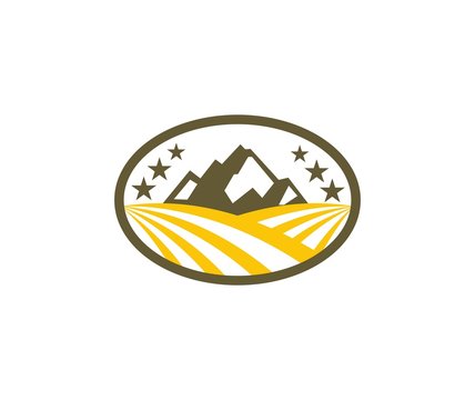 Mount farm classic logo design