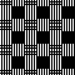 Seamless Square and Stripe Pattern