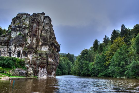 See bei den Externsteinen im Teuteburger Wald