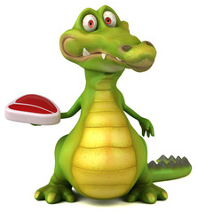 Fototapeta premium Fun crocodile