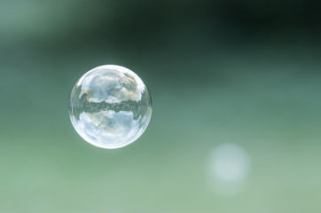 The earth in a bubble - 125125656