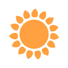 sun flat icon