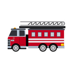 fire engine flat icon