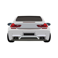 super car flat icon