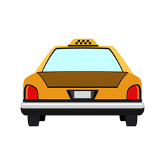 taxi car flat icon