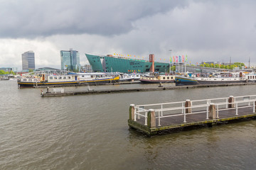 Maritime museum and port of Amsterdam 