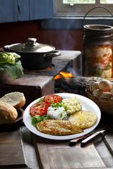 steak grilled chicken