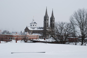 Obraz premium Church in winter