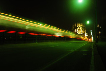 Red Line at Night