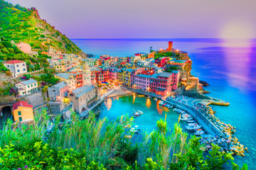 Vernaza village, Cinque Terre, Liguria, Italy, Europe