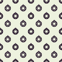 Christmas snowflakes seamless background.