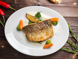 Grilled fish with Mashed Potato
