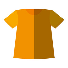 t-shirt uniform team icon vector illustration design