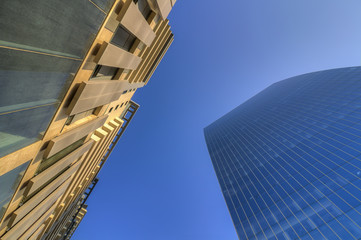 Obraz premium Skyscrapers against the sky
