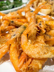delicious fried shrimp