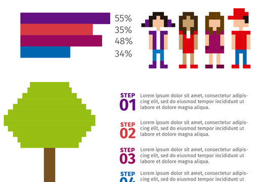 Blue Cloud Computing Technology Infographic Template