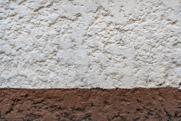 White and brown concrete