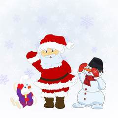 Santa Christmas characters