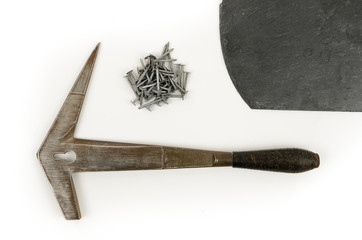 Schieferhammer Schiefer Nägel