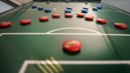 Man drawing a soccer game strategy