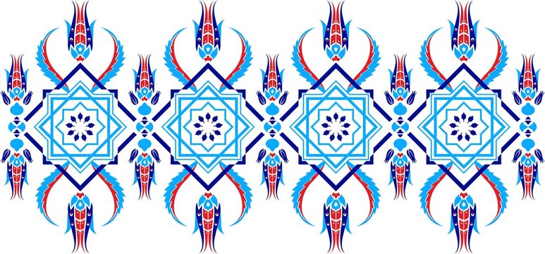 Borders and frames are designed with Ottoman motifs