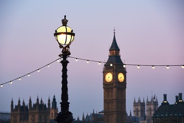Fototapeta na wymiar London at the dusk