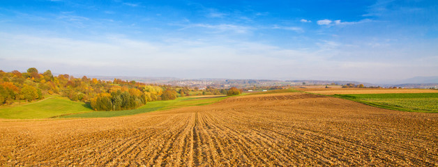 Kulturlandschaft im Herbst 