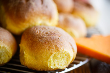 Pumpkin sweet buns