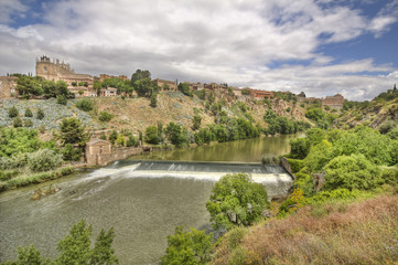 Fototapeta na wymiar Tagus river at Toledo, Spain