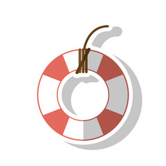 Obraz premium Summer float icon. vacation beach and tropical theme. Isolated design. Vector illustration