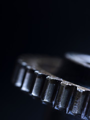 gear wheels close-up