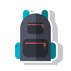 Baggage icon. travel trip vacation and tourism theme. Isolated design. Vector illustration