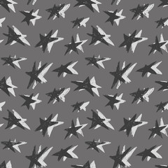 Abstract seamless pattern with stars

