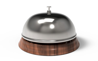Hotelglocke silber