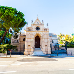 Italian Orthodox Icon of the Mother Temple in Sanremo.