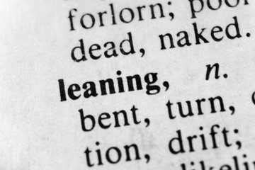 Obraz premium Leaning