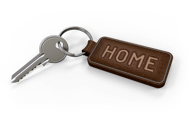 Schlüssel mit Anhänger Home