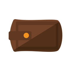 wallet with bills isolated icon vector illustration design