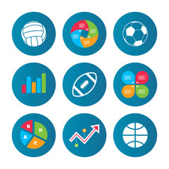 Sport balls. Volleyball, Basketball, Soccer.