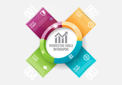 Perspective Circle Infographic