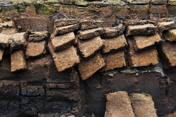 Peat excavation