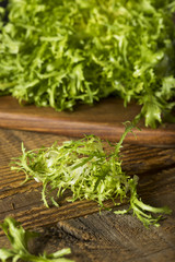 Raw Green Organic Frisee Lettuce