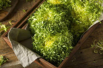 Raw Green Organic Frisee Lettuce