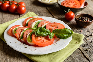 Traditional Caprese salad
