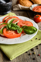 Traditional Caprese salad
